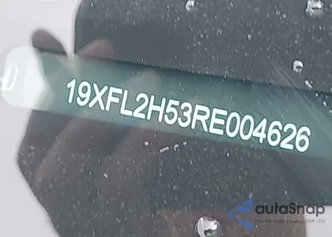 2024 Honda Civic Lx из США, поврежденный, VIN 19XFL2H53RE004626